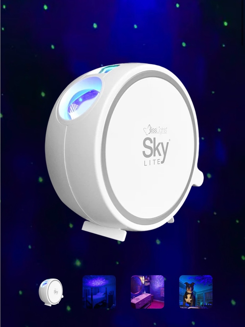 Sky Lite Night Light Projector - White